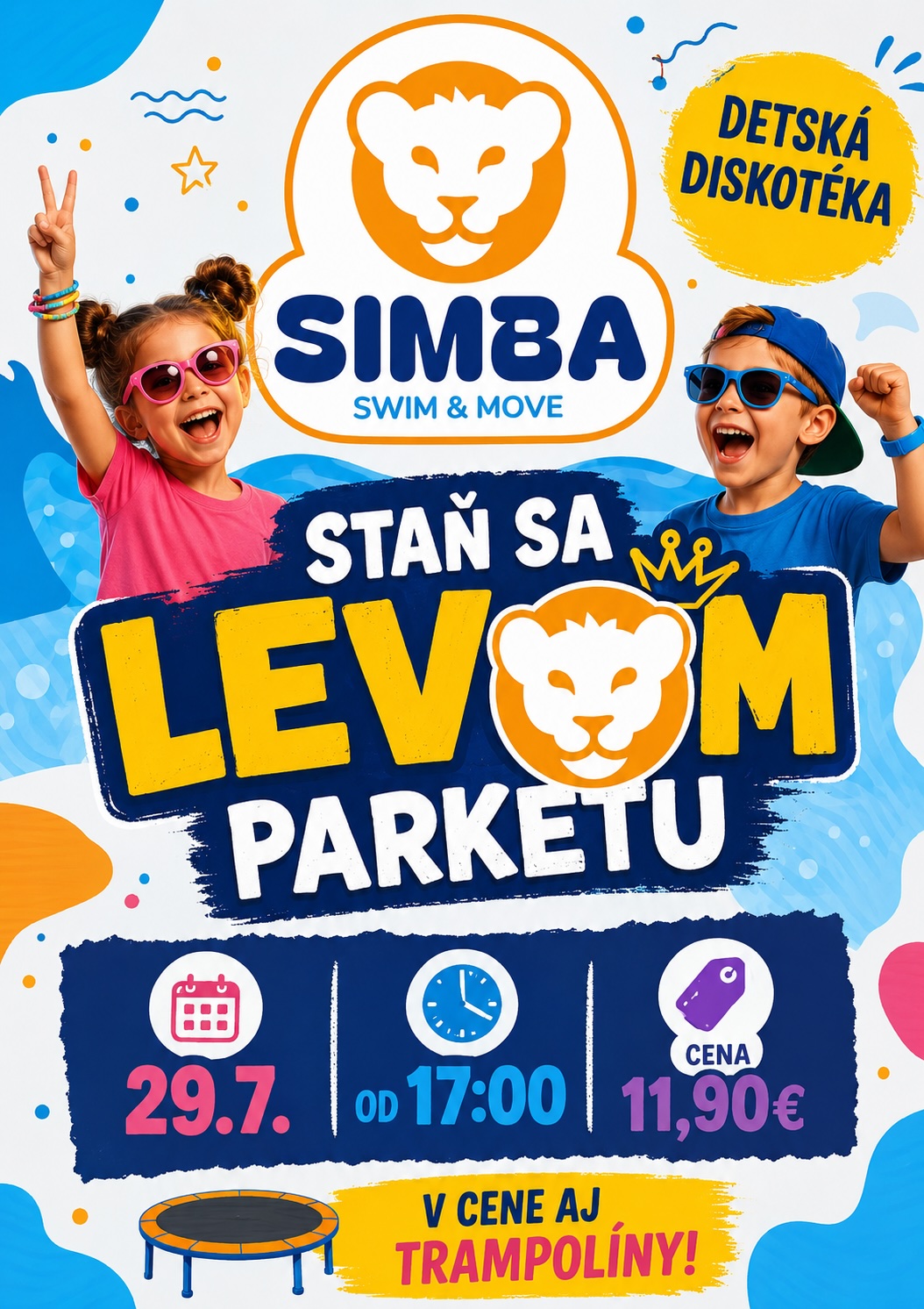 detská disko Simba